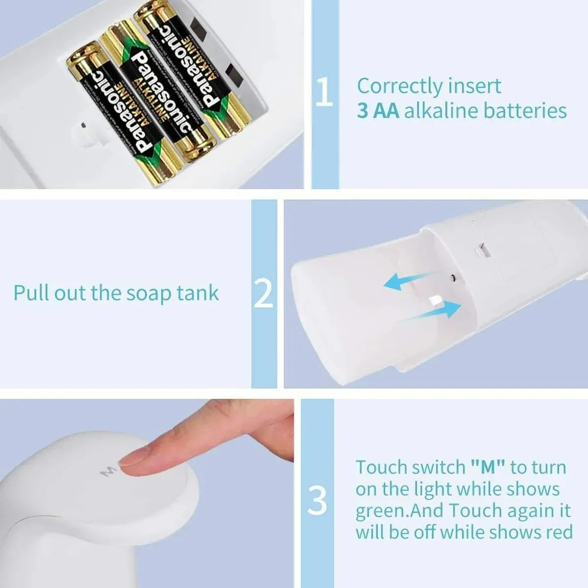 dispensador de jabon con sensor