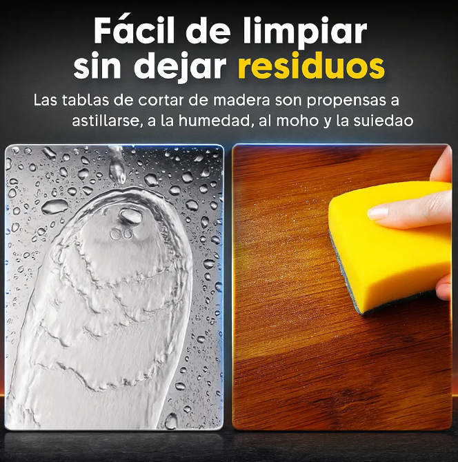 SET X3 TABLA CORTAR COCINA ACEROINOX 304